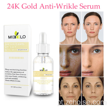 Vitamina C anti-rugas facial soro ouro 24k